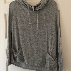 Heather gray hoodie